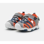 Geox GEOX - Closed toe sport sandals 'B.S Multy Grey/Fluo orange'