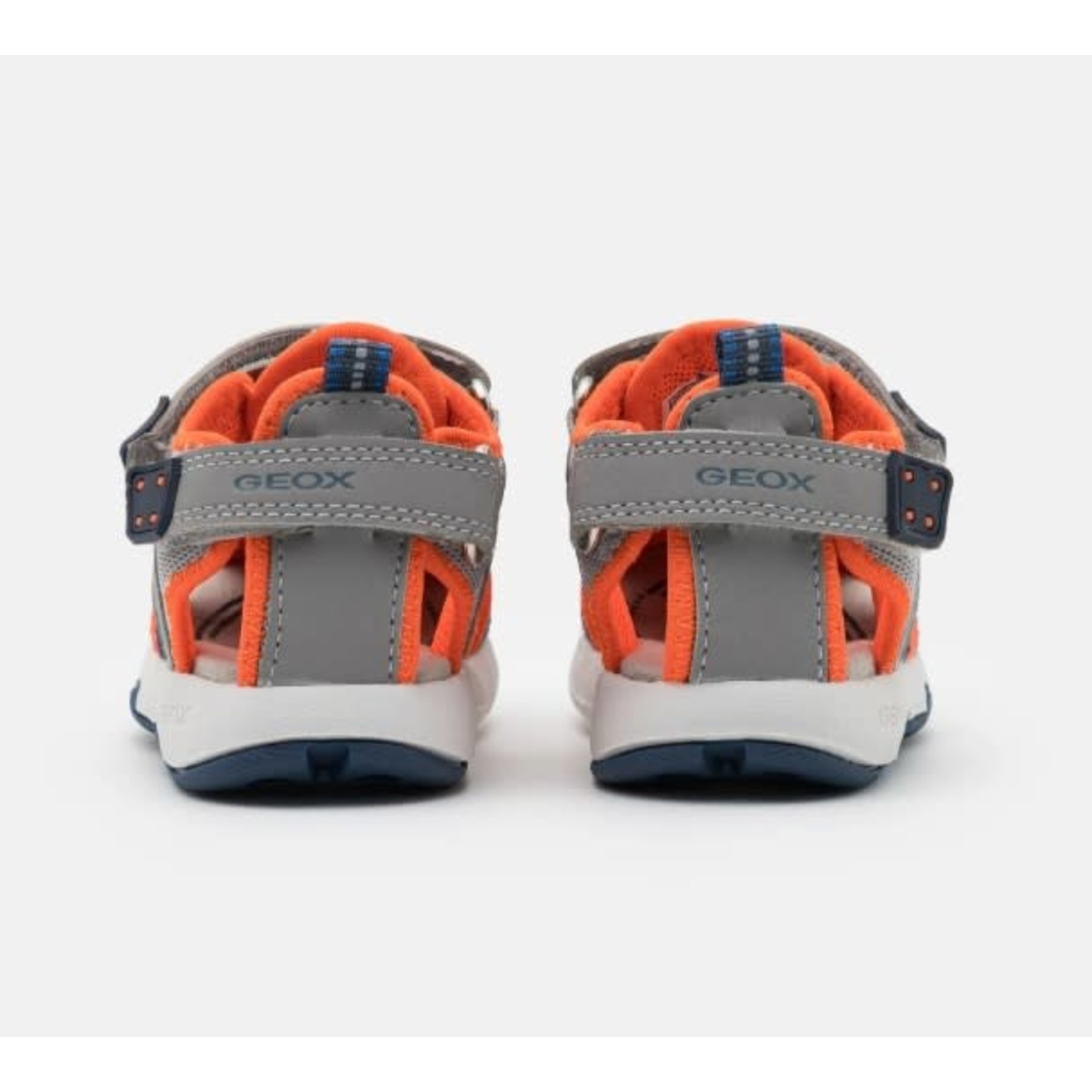 Geox GEOX - Closed toe sport sandals 'B.S Multy Grey/Fluo orange'