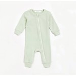 Petit Lem PETIT LEM - Footless rib pyjama - Laurel green