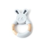 Bulle BULLE - Jouet-hochet de dentition 'Animal : Lapin gris'