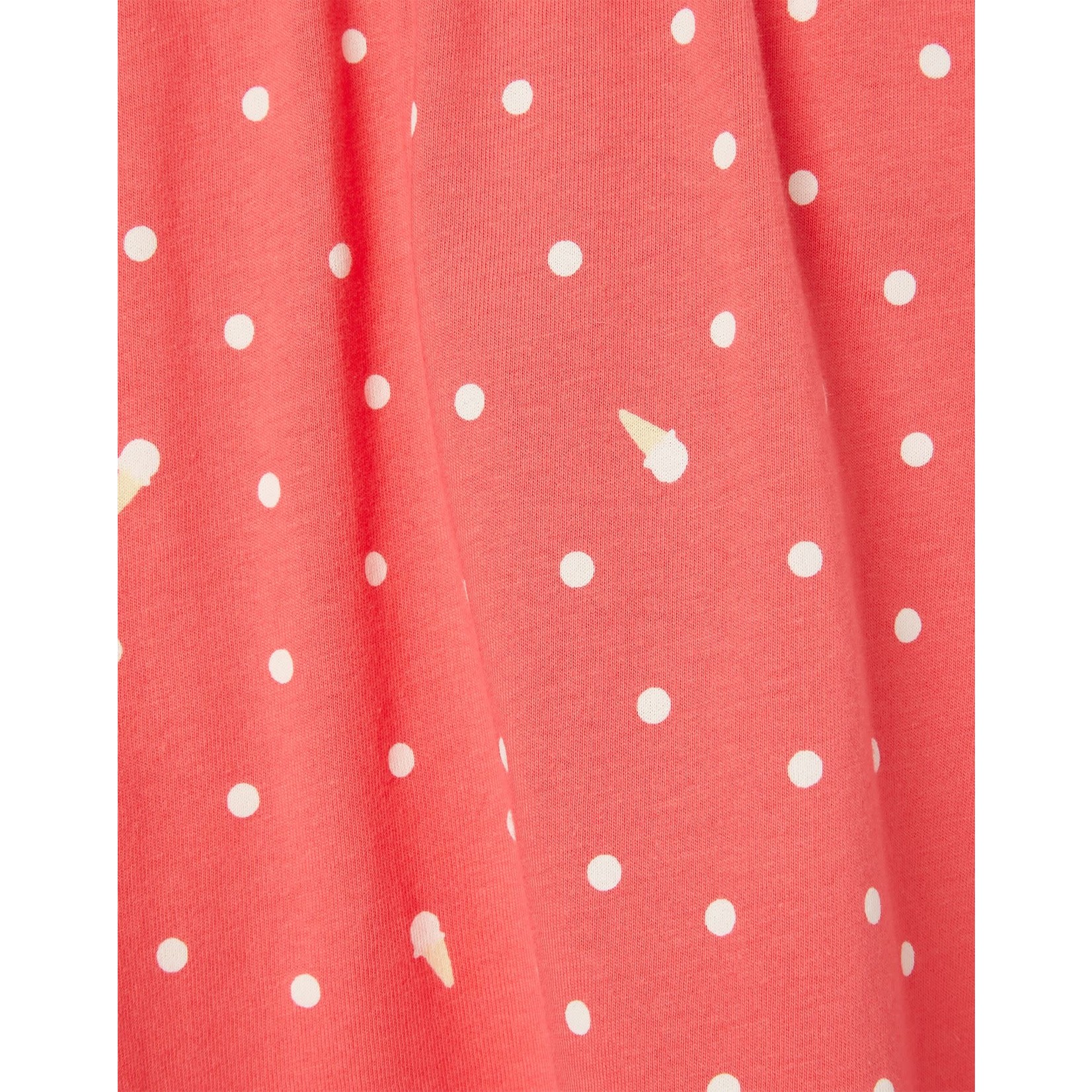 Joules JOULES - Pink Polka Dot Tank Top with Rainbow Straps 'Ivy'