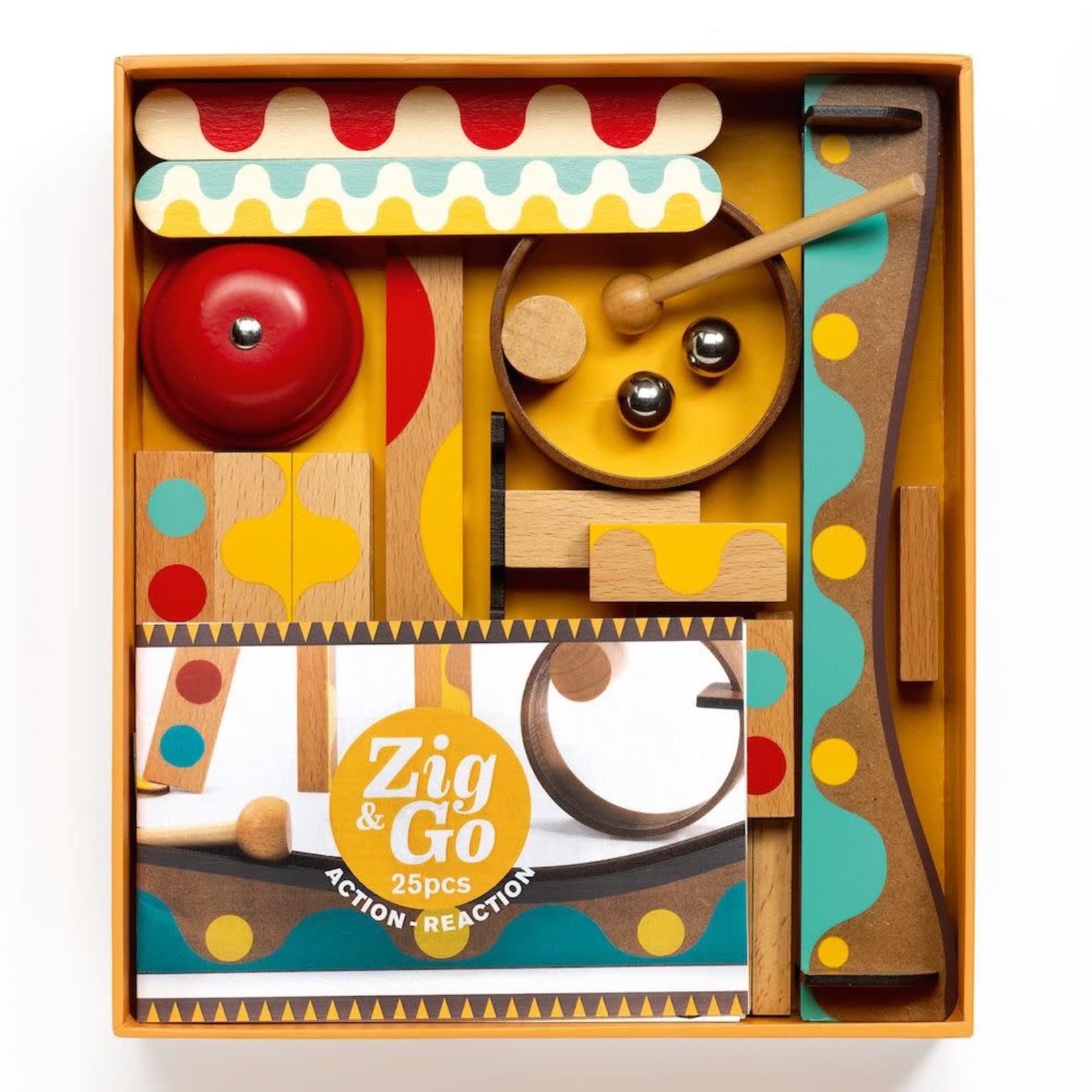 Djeco DJECO - Chain Reaction Game 'Zig & Go - Dring'