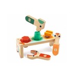 Djeco DJECO - Wooden Hammering and Screwing Bench 'Bricolou'
