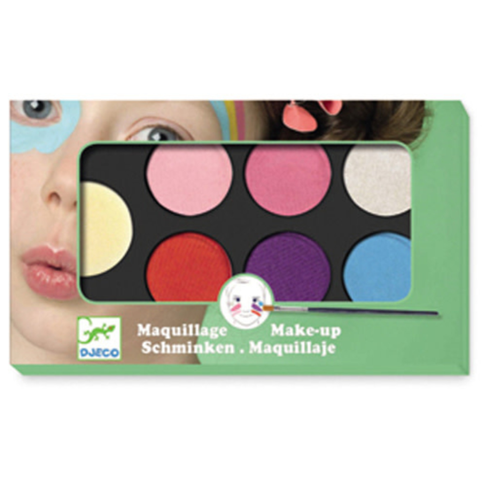 Djeco DJECO - Make-up pallet (6 colours) - Sweet