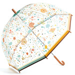 Djeco DJECO - Transparent Adult Sized Umbrella 'Little flowers'