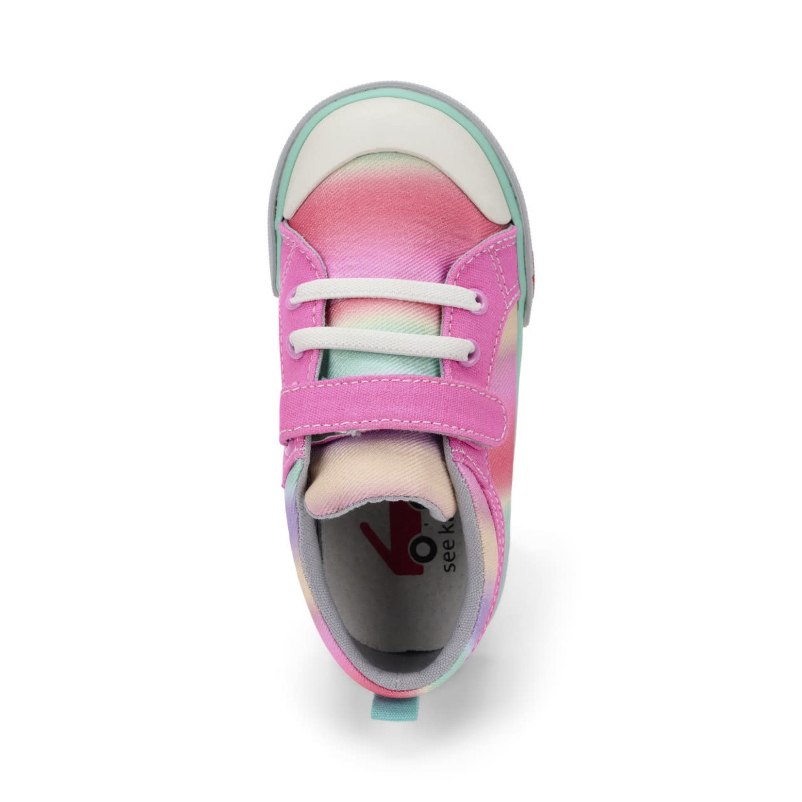 See Kai Run SEE KAI RUN - Low Top Canvas Sneakers 'Kristin - Rainbow Gradient'