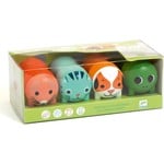 Djeco DJECO - Set of 4 Self-inking Stamps for Little Ones - Garden Animals