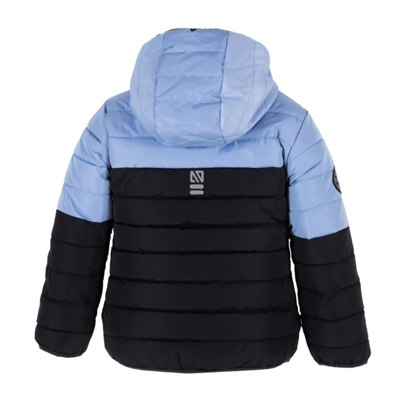 Nanö NANÖ - Quilted fall jacket - Black and light blue