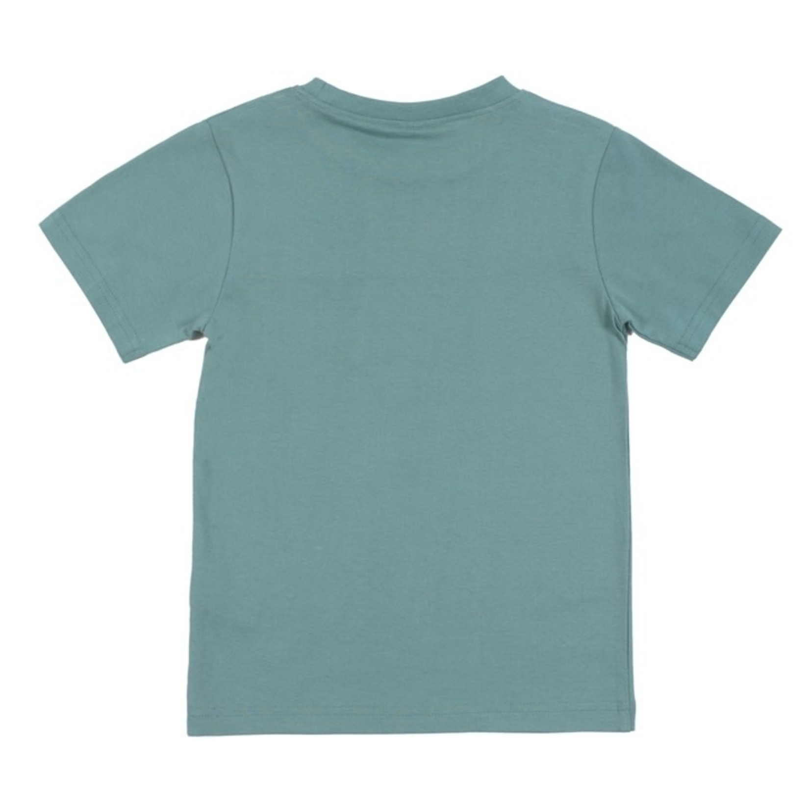 Nanö NANÔ - Solid color shortsleeve t-shirt with printed chest pocket - Sarcelle