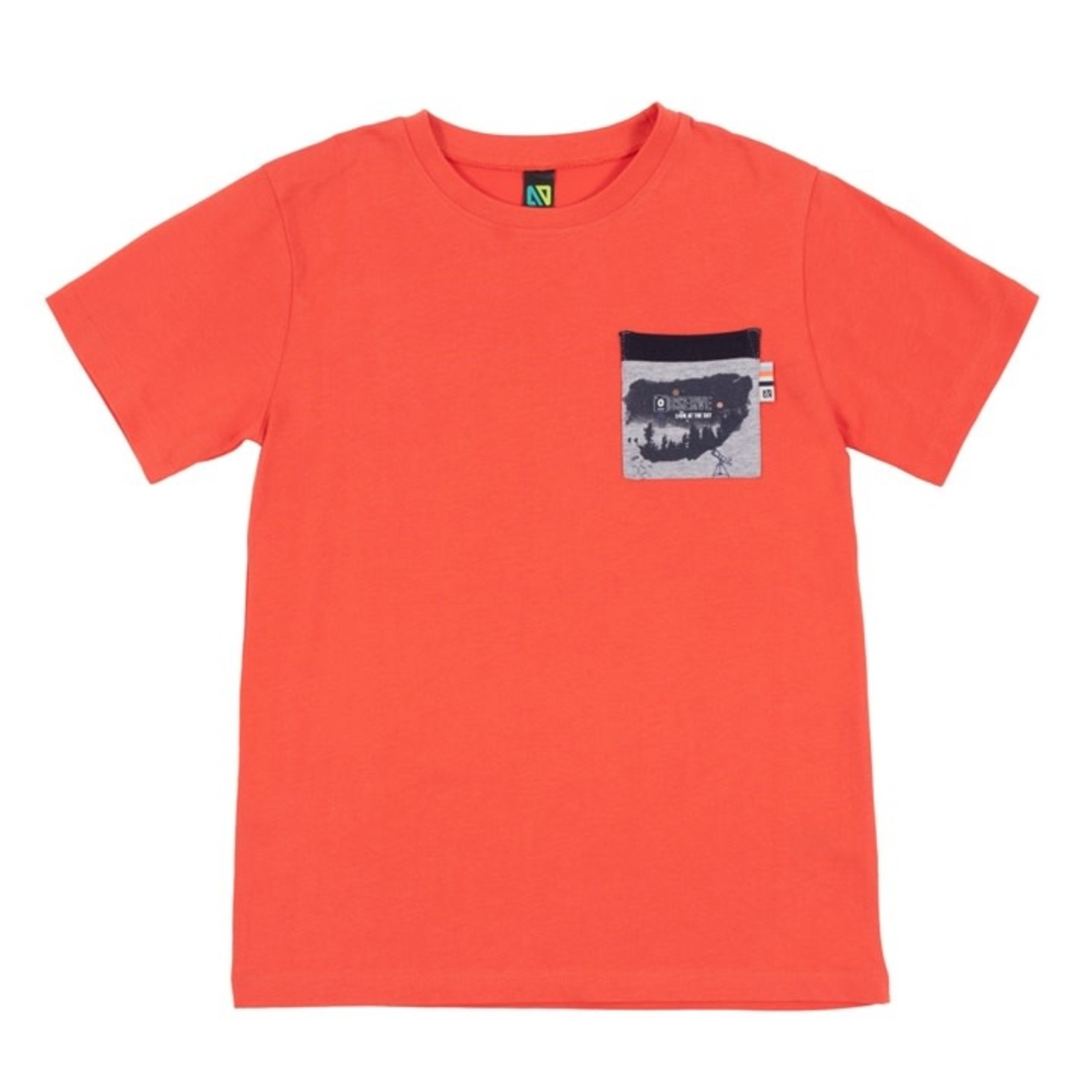 Nanö NANÖ - T-shirt à manches courtes orange uni avec poche