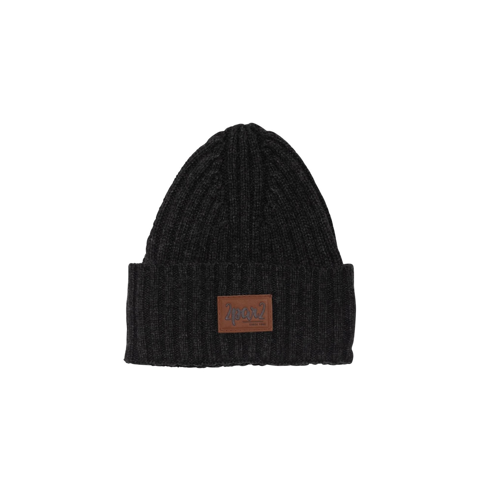 Deux par Deux DEUX PAR DEUX - Knit Hat for the fall - Charcoal