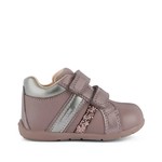 Geox GEOX - Synthetic Leather Shoes 'Elthan - Dark Rose/Silver'