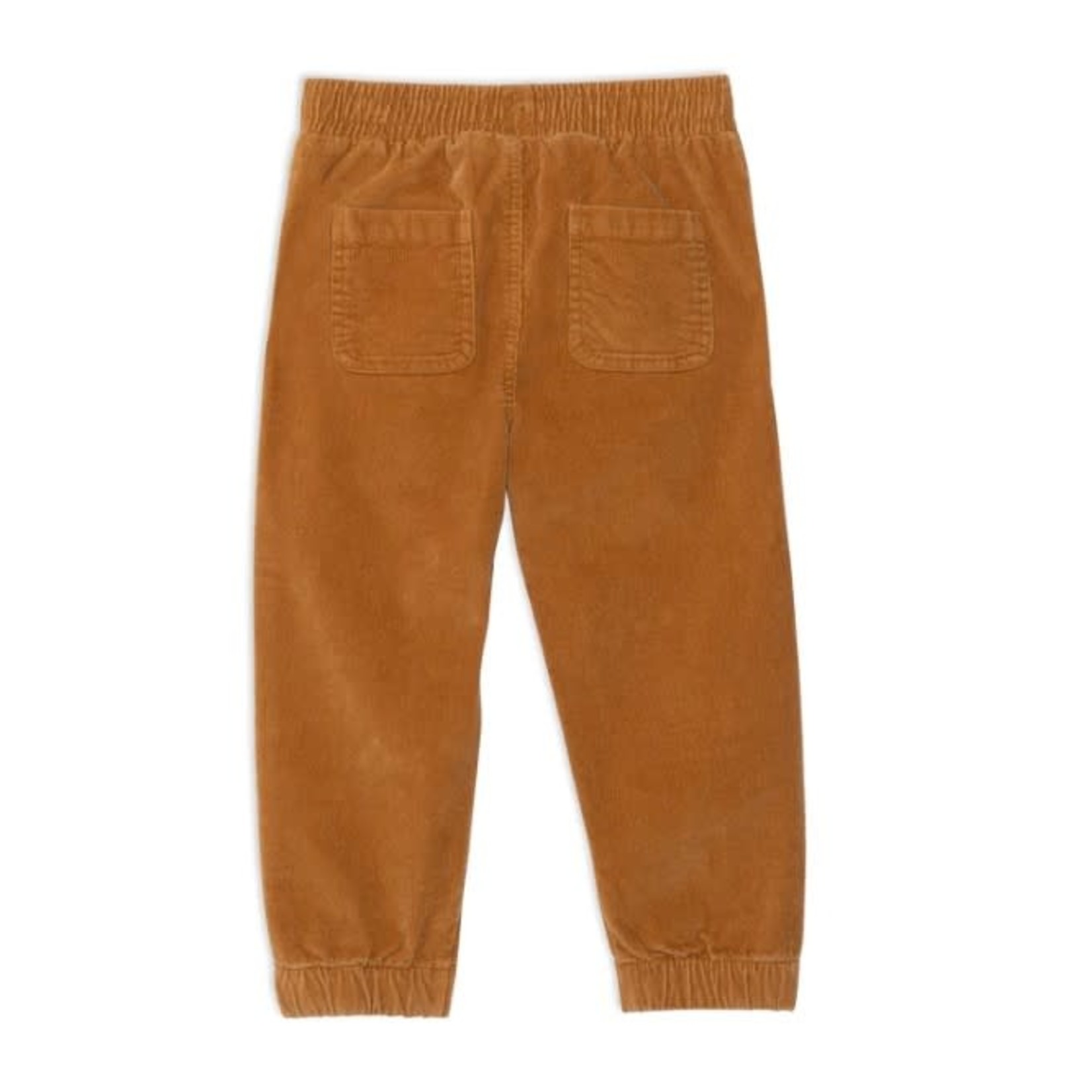 Deux par Deux DEUX PAR DEUX - Corduroy pant with elastic cuff - Ocher