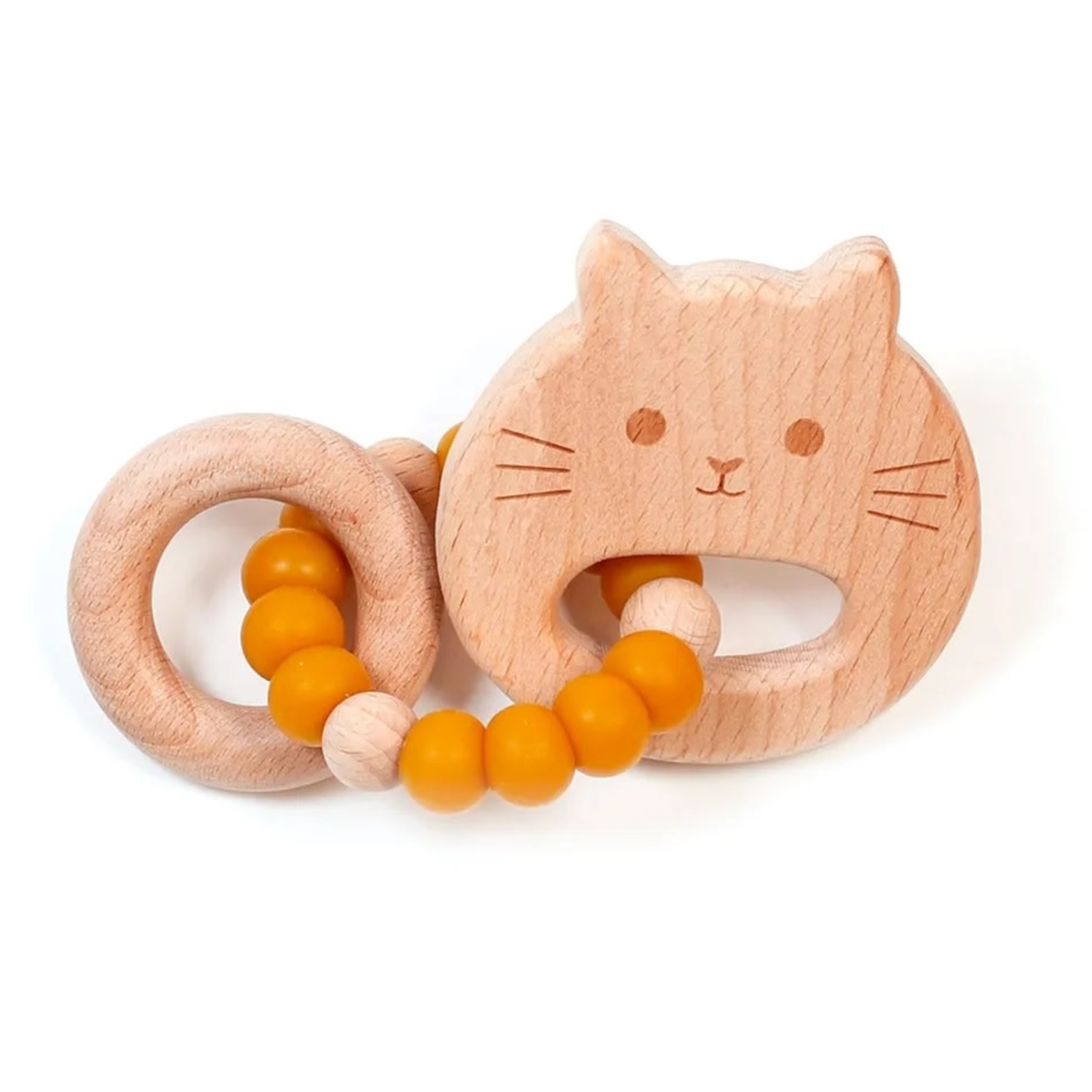 Bulle BULLE - Jouet-hochet de dentition mini 'Chaton - Dijon'