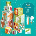 Djeco DJECO - Jeu d'empilage de 10 cubes 'Forêt'