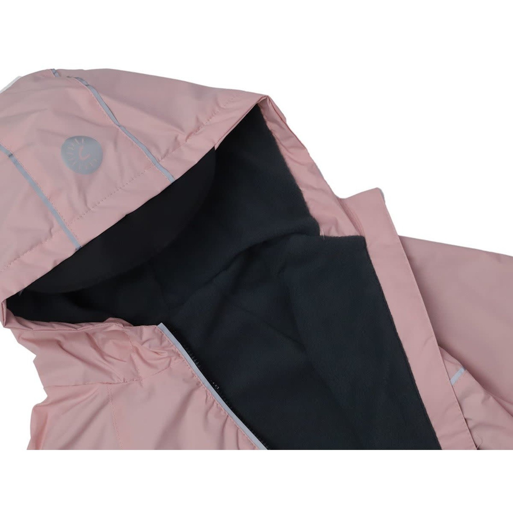 Calikids CALIKIDS - Manteau imperméable doublé de polar - Blush