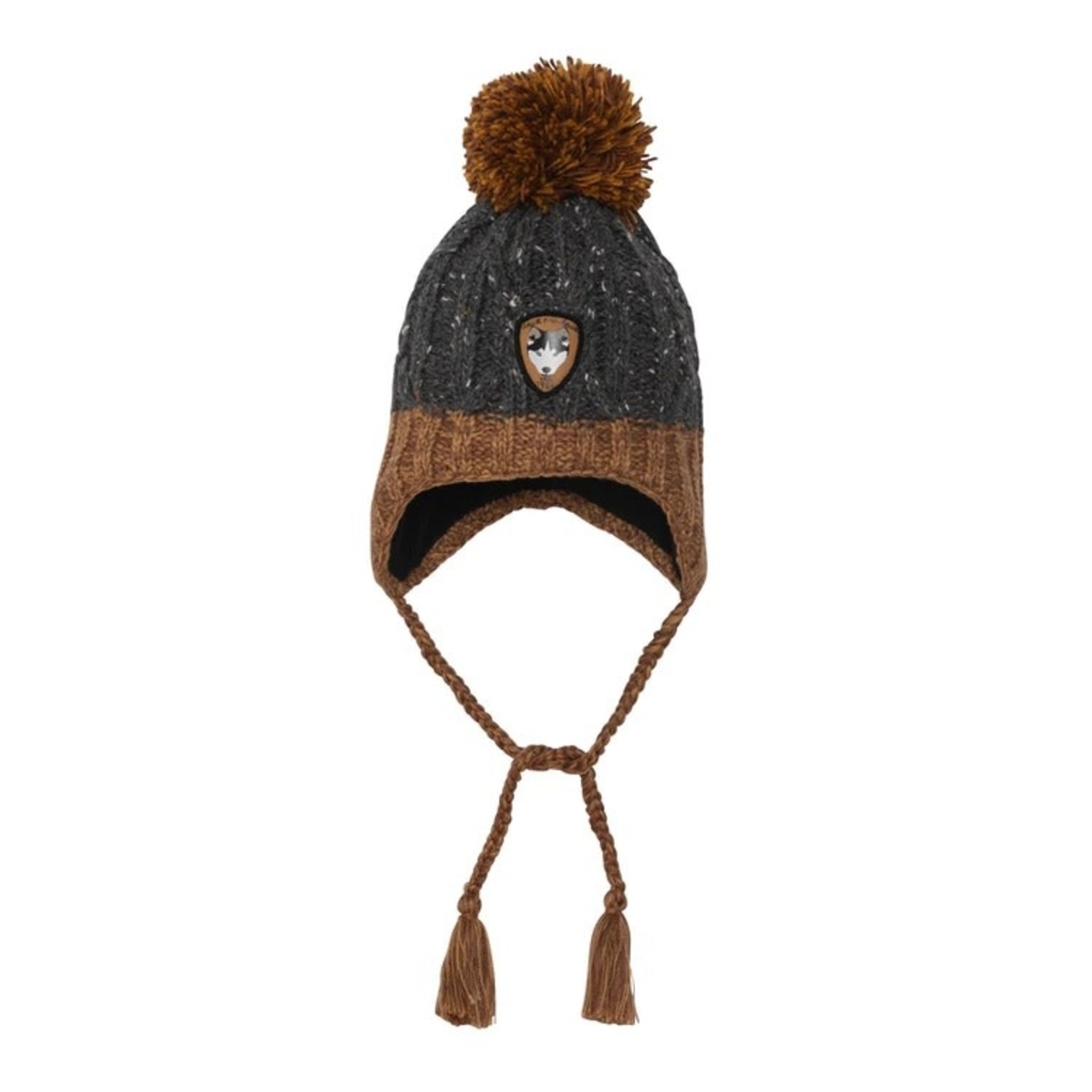 Ensemble Bonnet écharpe Gants Enfant 2-6 Ans - Tricoté Avec Pompon - Doublure Polaire - Pour Hiver