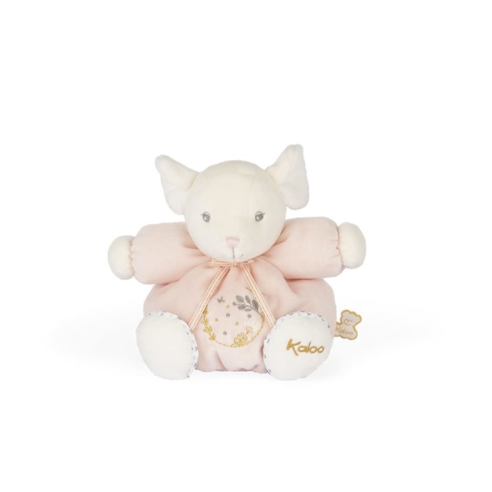 Kaloo KALOO - Small Chubby Mouse Plush (Perle) - Pink