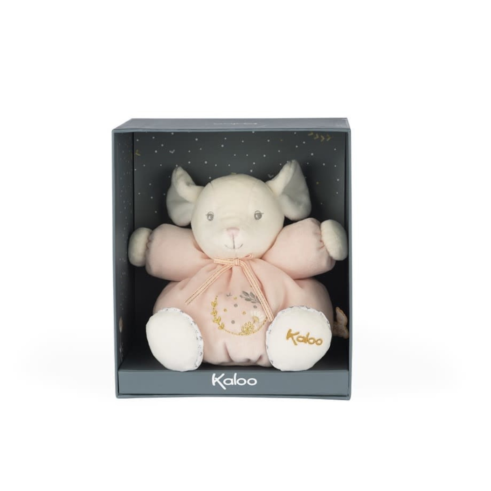 Kaloo KALOO - Small Chubby Mouse Plush (Perle) - Pink