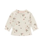 Noppies NOPPIES - Longsleeve oatmeal t-shirt with flower print 'Luohe'