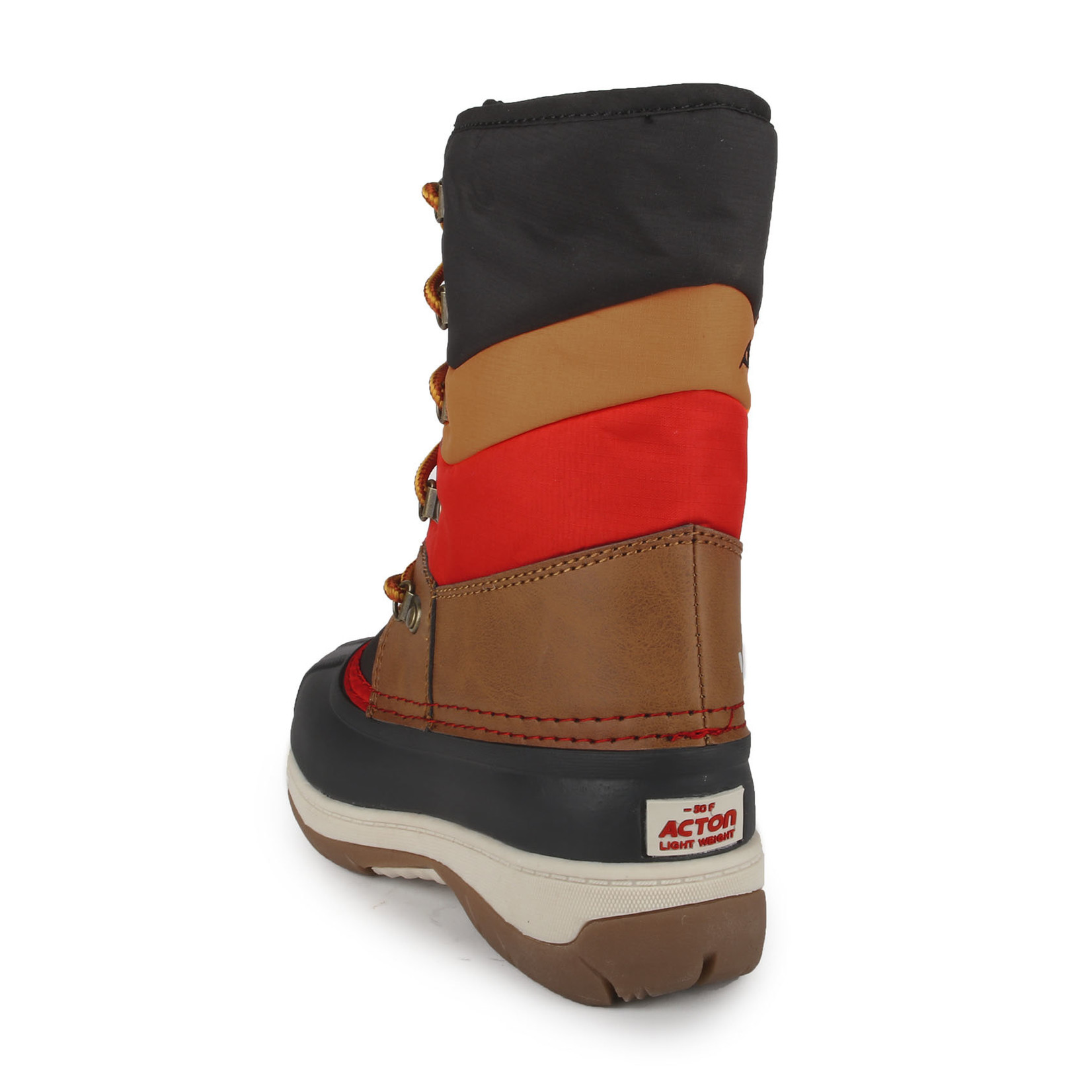 Acton ACTON - Winter Boots 'Gummy - Black and Tan'