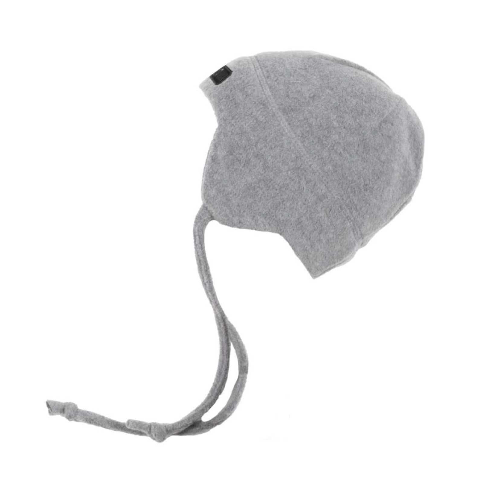 Nanö NANÖ - Light Grey Microfleece Winter Hat with Earflaps