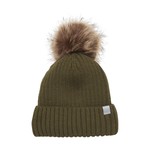 Color Kids COLOR KIDS - Olive Knit Winter Hat with Removable Pom Pom