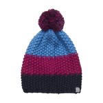 Color Kids COLOR KIDS - Tuque en tricot bleu, fuchsia et marine avec pompon