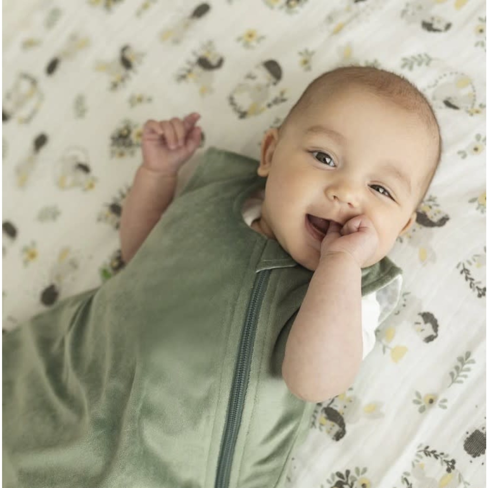 Perlimpinpin PERLIMPINPIN - Cotton muslin swaddle 'Rabbits'