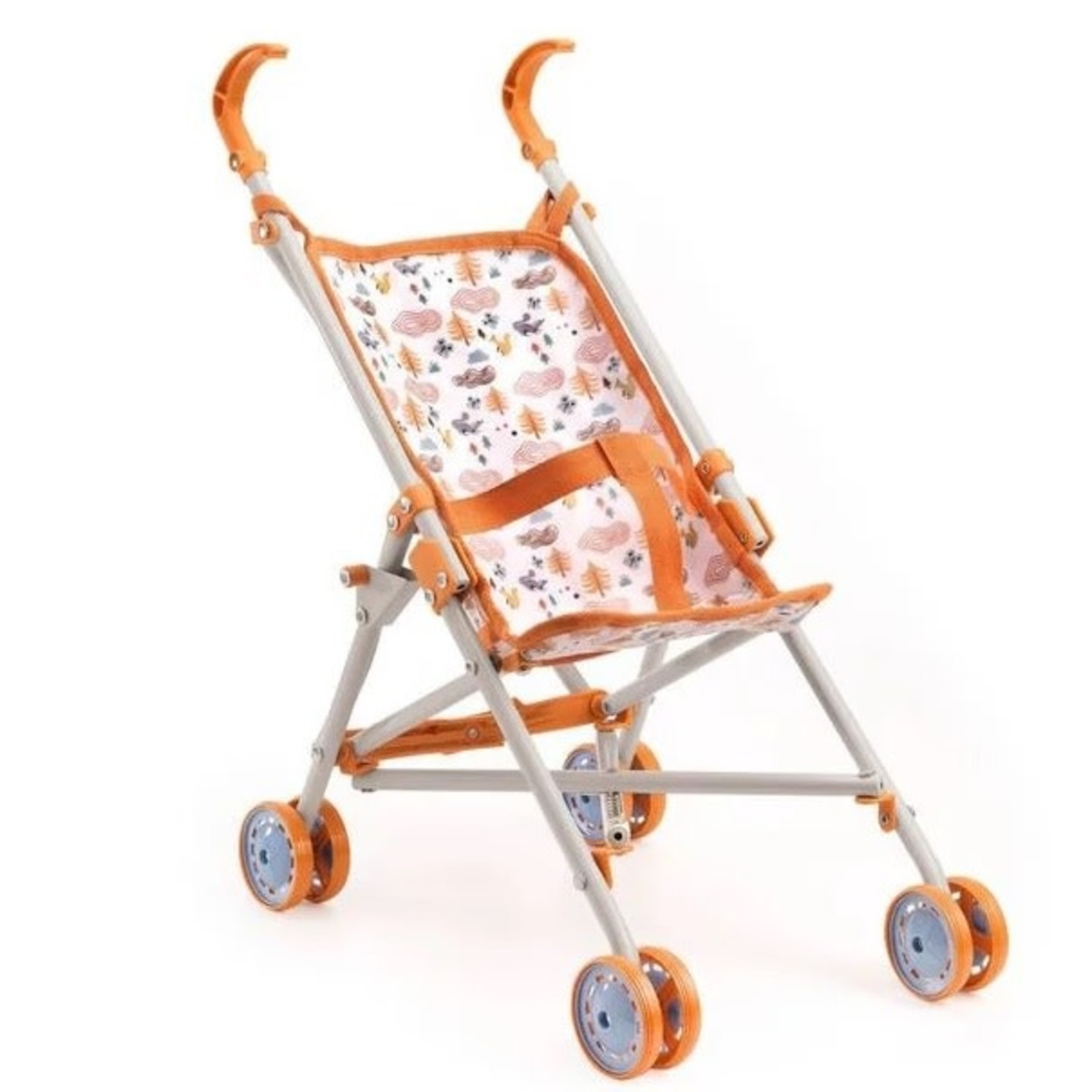 Djeco DJECO - Pomea Collection Orange Doll Stroller