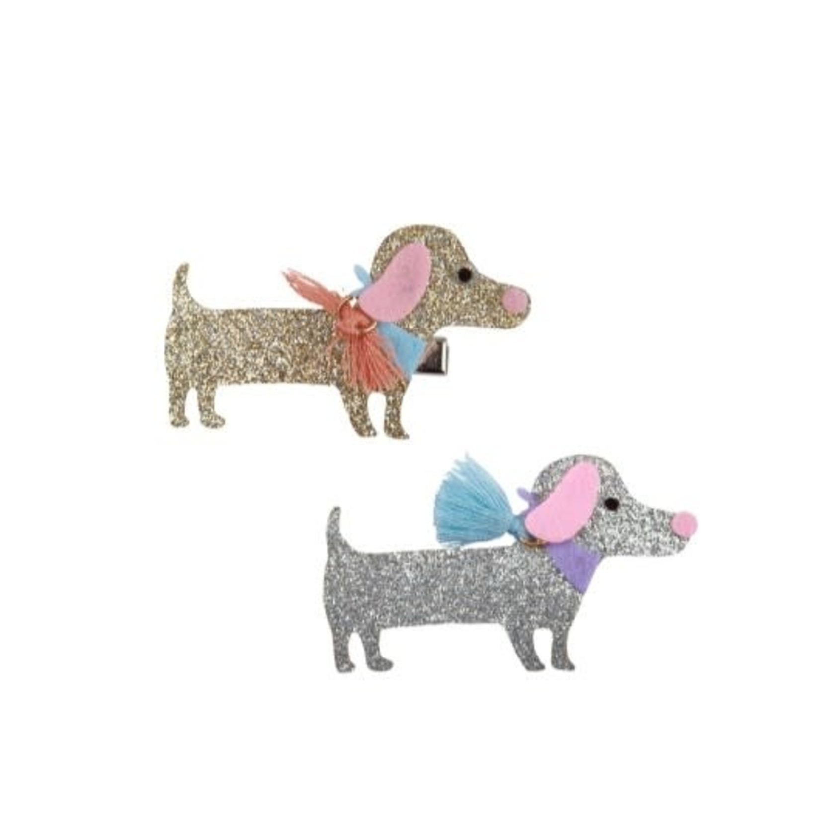 Great Pretenders GREAT PRETENDERS - Barrette chien saucisse - Argent OU doré