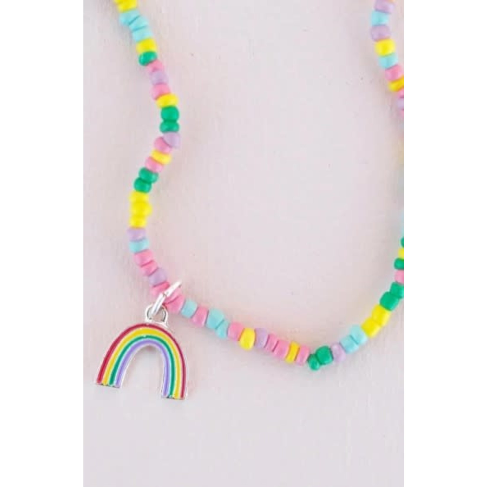 Great Pretenders GREAT PRETENDERS - Collier multicolore avec pendentif arc-en-ciel