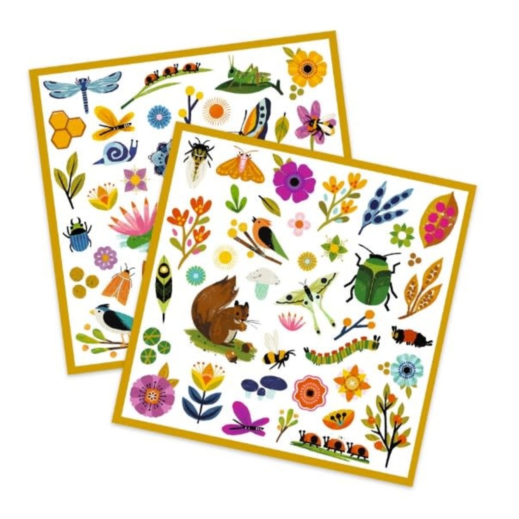 Djeco DJECO - 160 stickers 'Jardin'