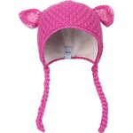 Kombi KOMBI - 'Baby animal' Lined Knit Winter Hat (Infant) - Pink