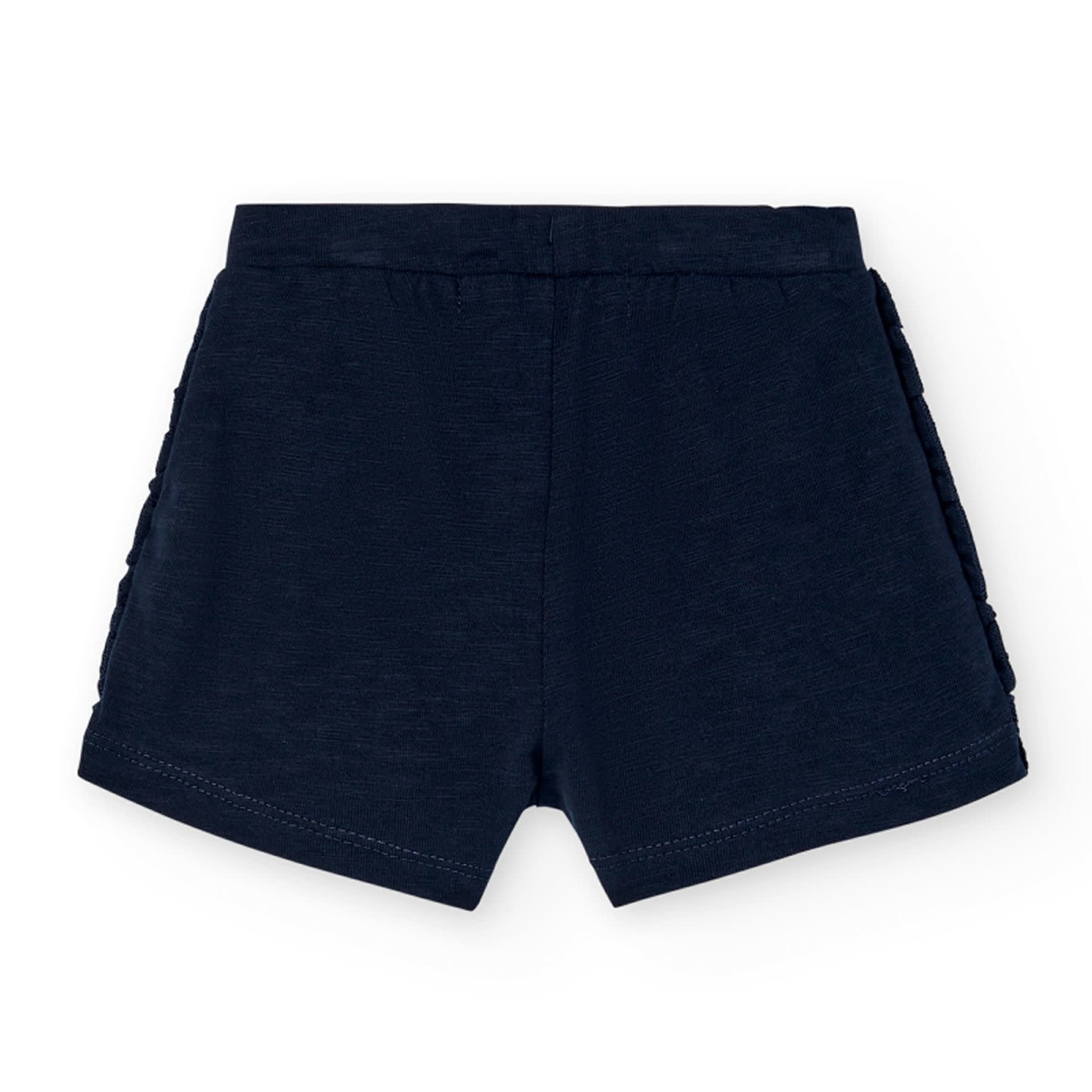 Boboli BOBOLI - Navy shorts with frills at side