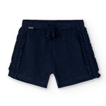 Boboli BOBOLI - Navy shorts with frills at side