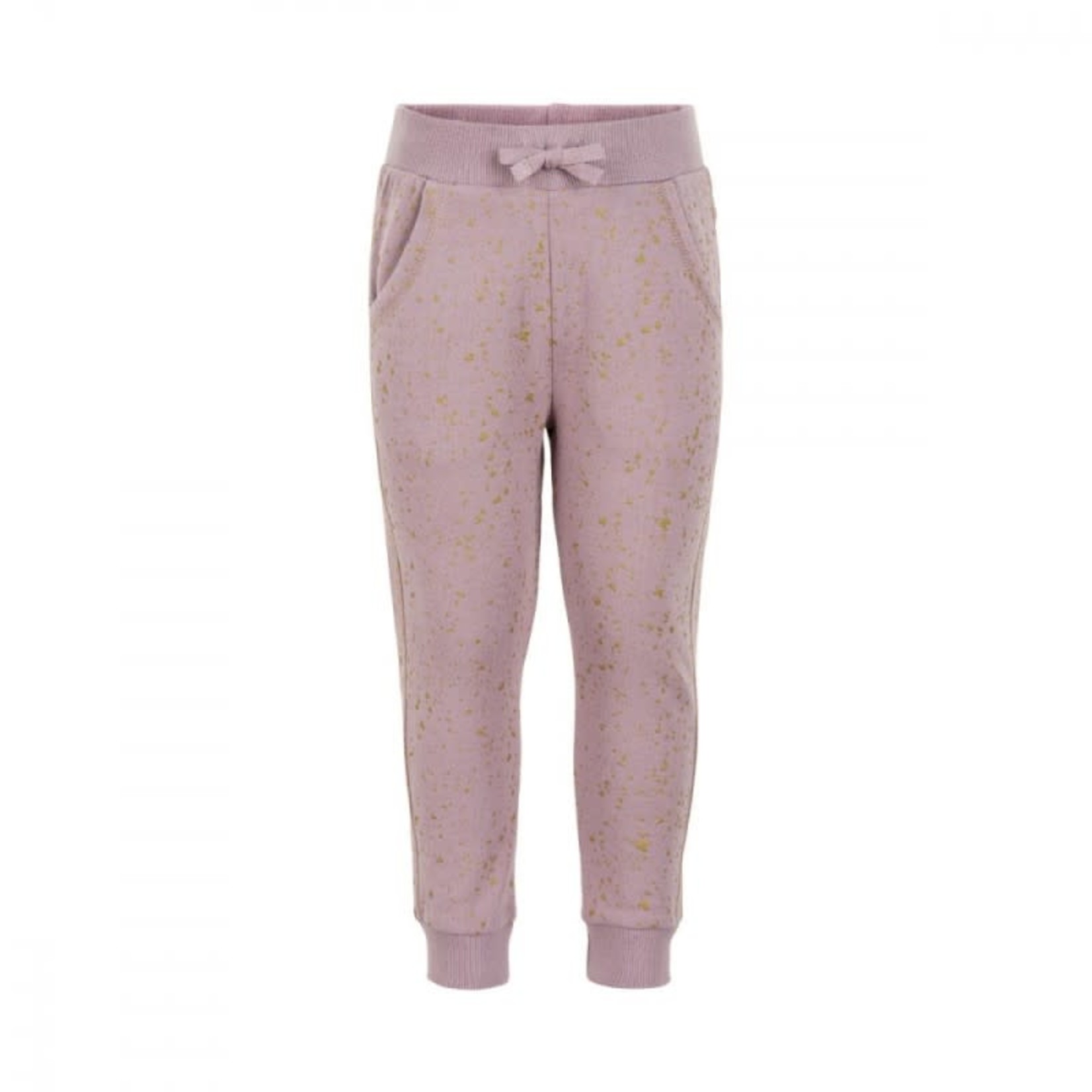 Creamie CREAMIE - Pink sweatpants with golden spots 'Rose Gold'