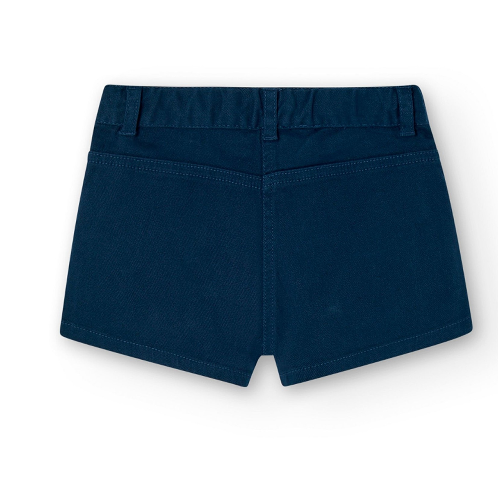 Boboli BOBOLI - Stretch Canvas Shorts with Front Pockets - Navy