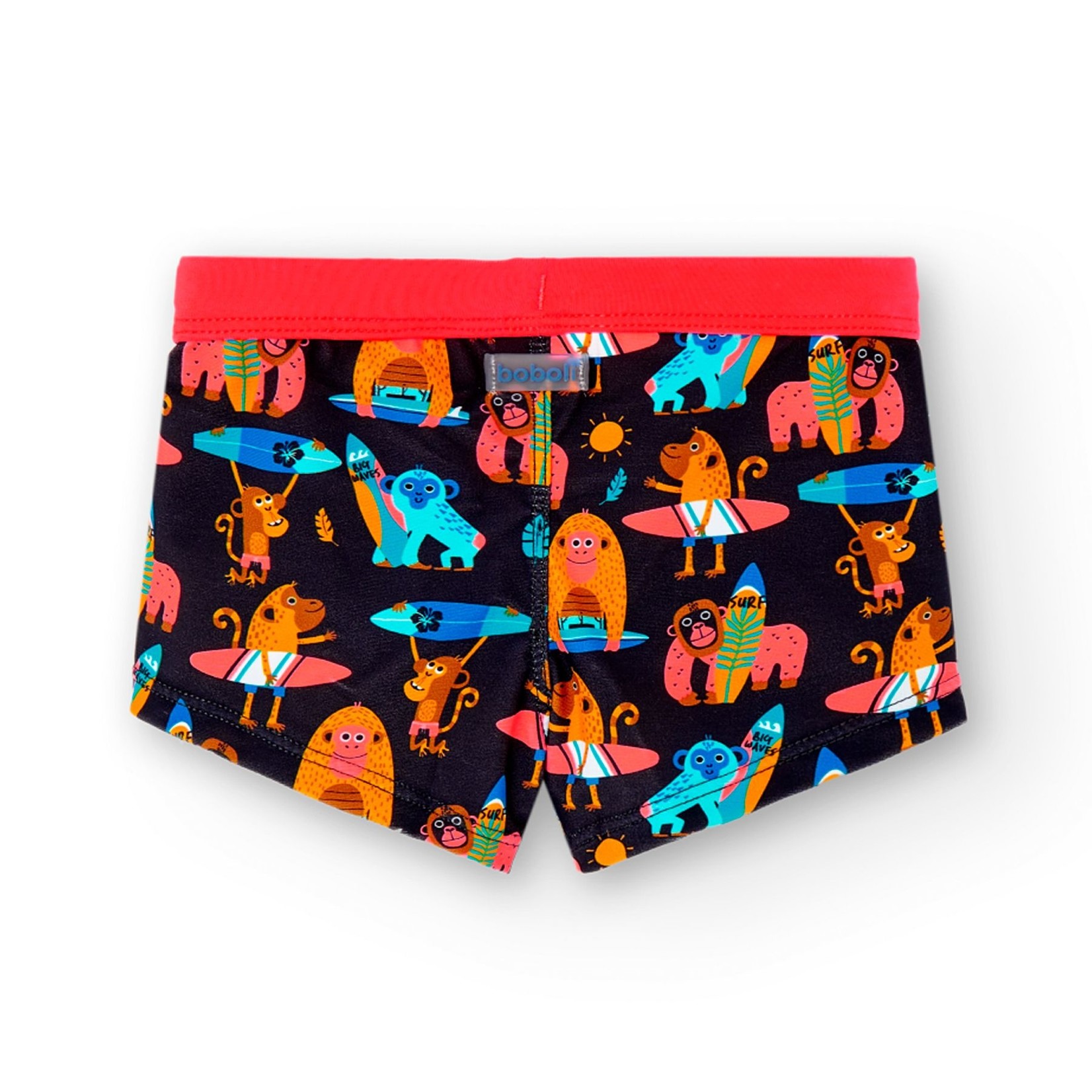Boboli BOBOLI - Lycra Swim Shorts with Monkey Print