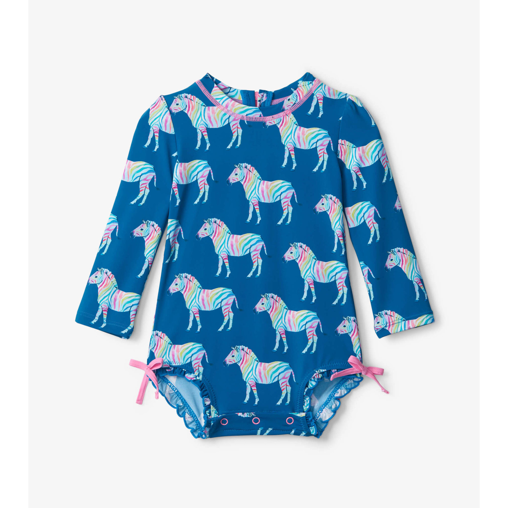 Hatley HATLEY - Baby One-Piece Rashguard - 'Rainbow Zebra'