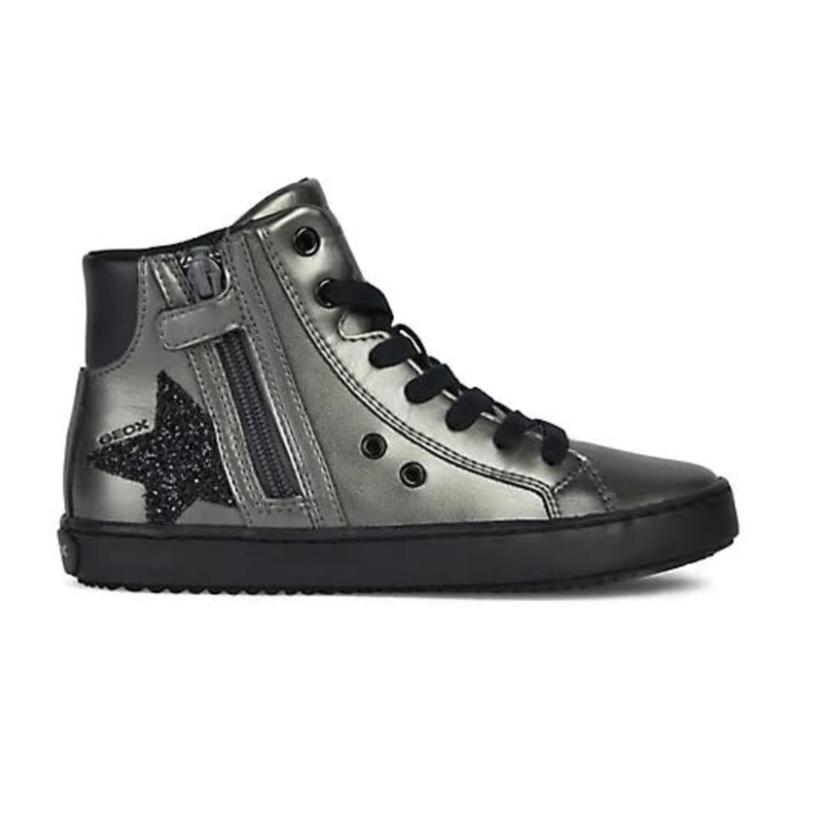 Geox GEOX - High Top Dark Grey with Star Print Shoes 'J Kalispera G. I.'