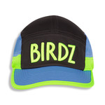 Birdz BIRDZ - Casquette  souple en filet colourblock - Bleu et vert fluo
