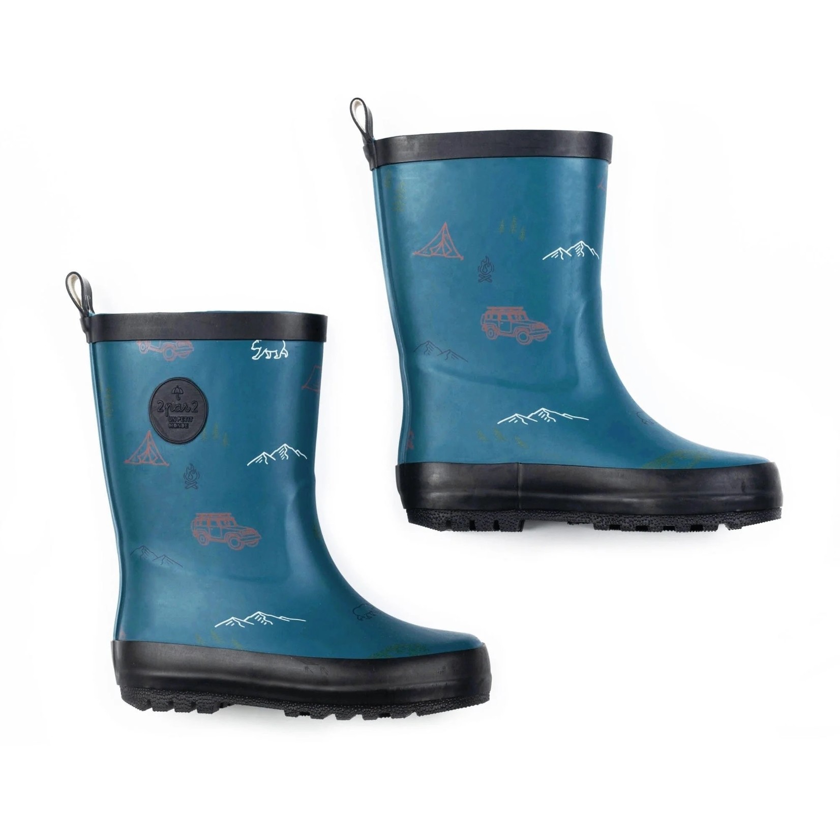 Deux par Deux DEUX PAR DEUX - Bottes de pluie Bottes de pluie couleur bleu camping