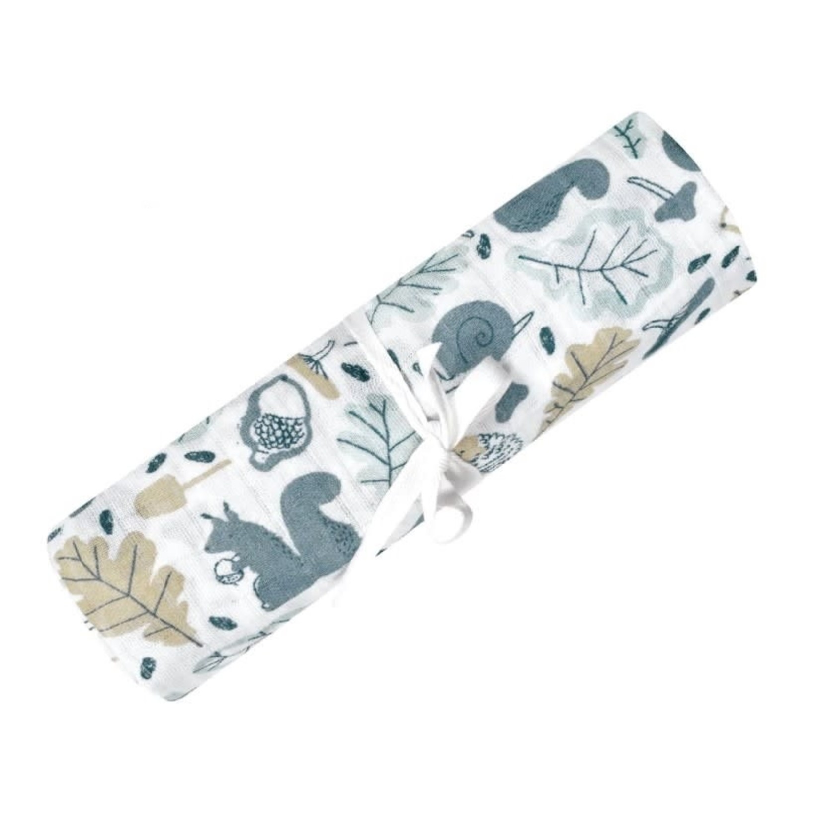 Perlimpinpin PERLIMPINPIN - Cotton muslin swaddle 'Forest'