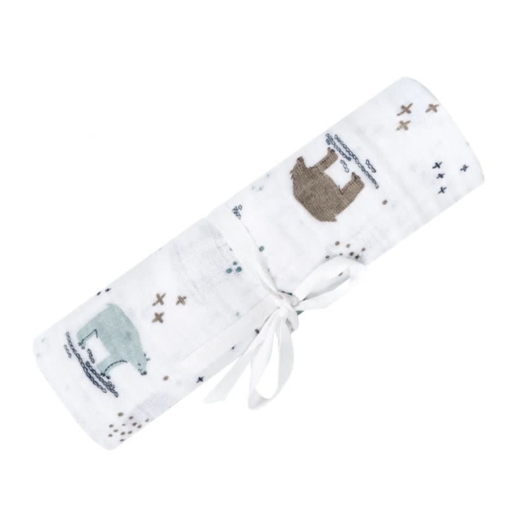 Perlimpinpin PERLIMPINPIN - Cotton muslin swaddle 'Winter'