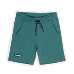 Nanö NANÖ - Teal coloured french terry bermuda shorts 'Seaside'