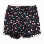 Nanö NANÖ - Leopard And Palm Tree Print Jersey Shorts 'Let's Travel'