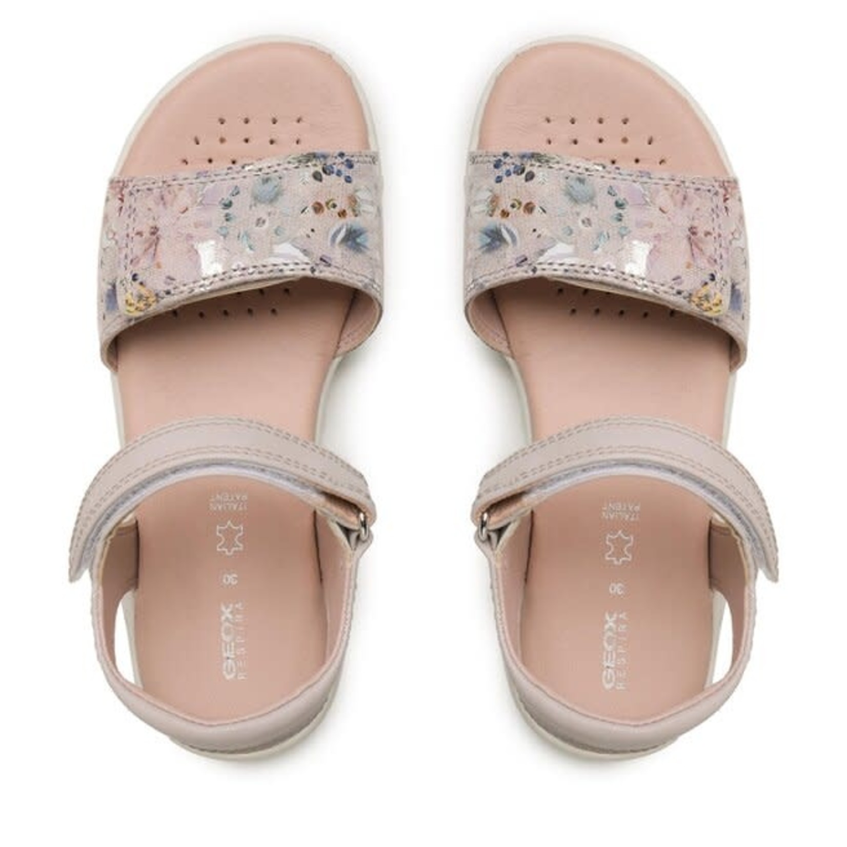 Geox GEOX - Open toe sandals 'J S. Haiti - Light pink with floral print'