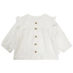 Noppies NOPPIES - White Long Sleeve Light Blouse with Ruffles 'Northfield'