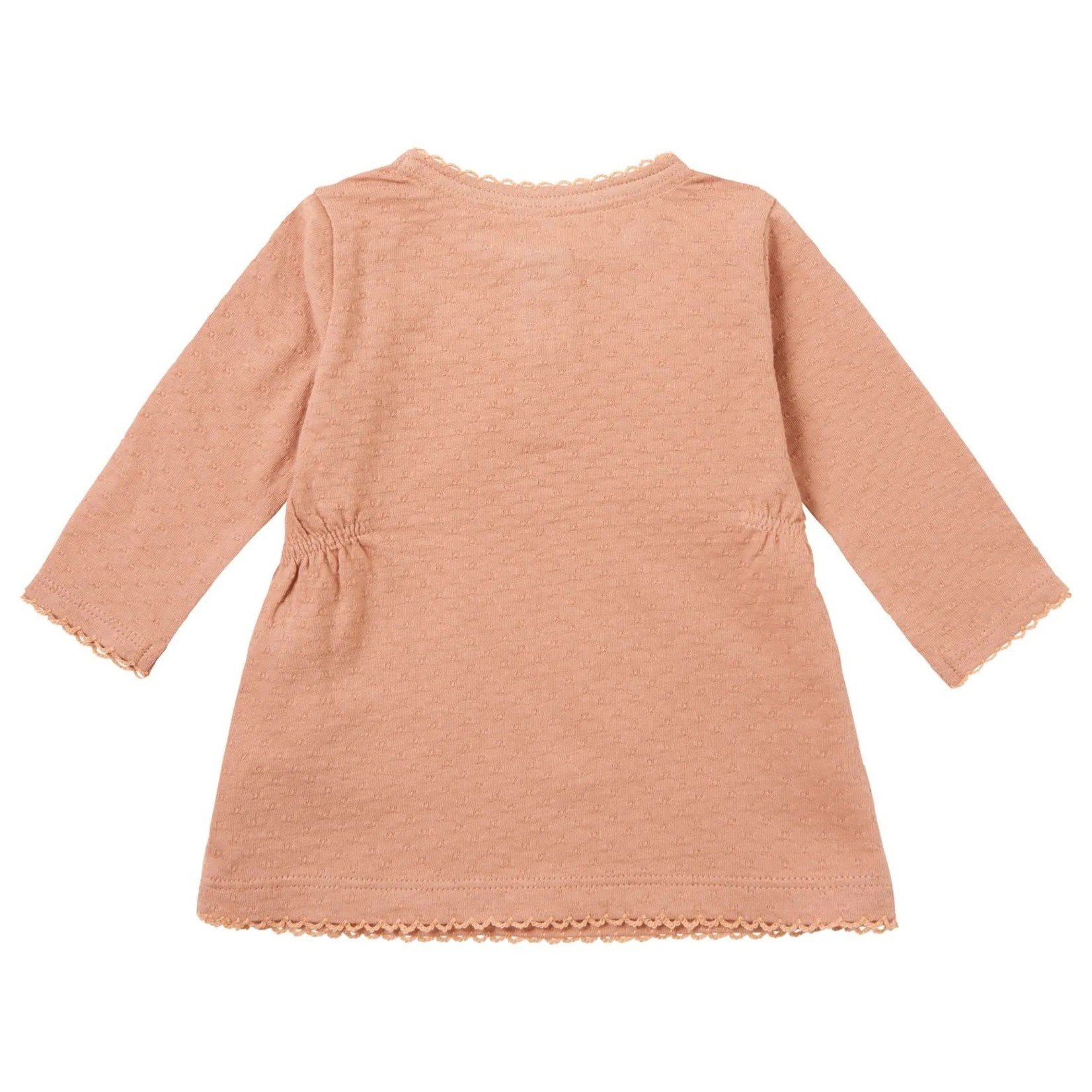 Noppies NOPPIES - Robe à manches longues texturée rose pêche 'Norlina'